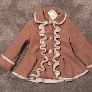 NWT Fleece Girlie coat!